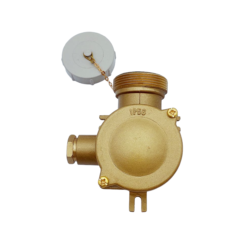 Ổ cắm bằng đồng thau với thiết bị tiếp đất chuyển mạch-CZH109-3